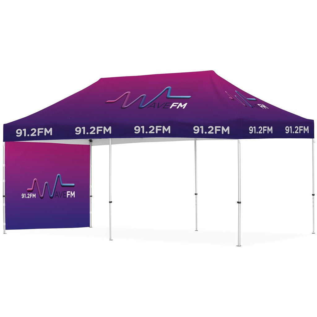 Ovation Sublimated Gazebo 6m X 3m - 1 Short Full-Wall Skin Default Title