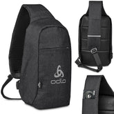 Slazenger Turfmoor Anti-Theft Crossbody Sling Bag DARK GREY