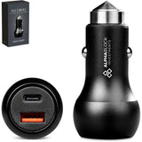 Swiss Cougar Baltimore 2 -in-1 Fast Car Charger & Tool BLACK