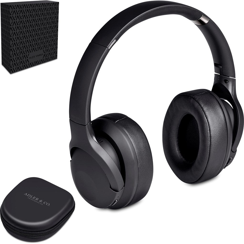 Alex Varga Utopia Active Noise-Cancelling Bluetooth Headphones BLACK