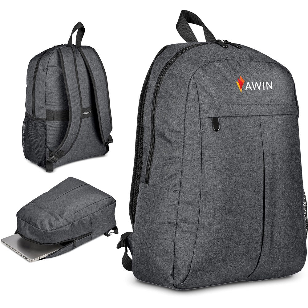 Swiss Cougar Stockholm Laptop Backpack DARK GREY