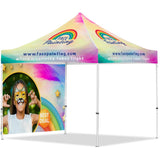 Coated Steel Sublimated Gazebo 3m x 3m - 1 Full-Wall Skin Default Title