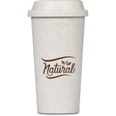 Okiyo Katagi Wheat Straw Double-Wall Tumbler – 450ml NATURAL