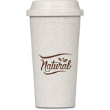 Okiyo Katagi Wheat Straw Double-Wall Tumbler – 450ml NATURAL
