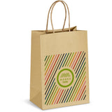 Altitude Ecological Digital Print Mini Paper Gift Bag 150gsm NATURAL