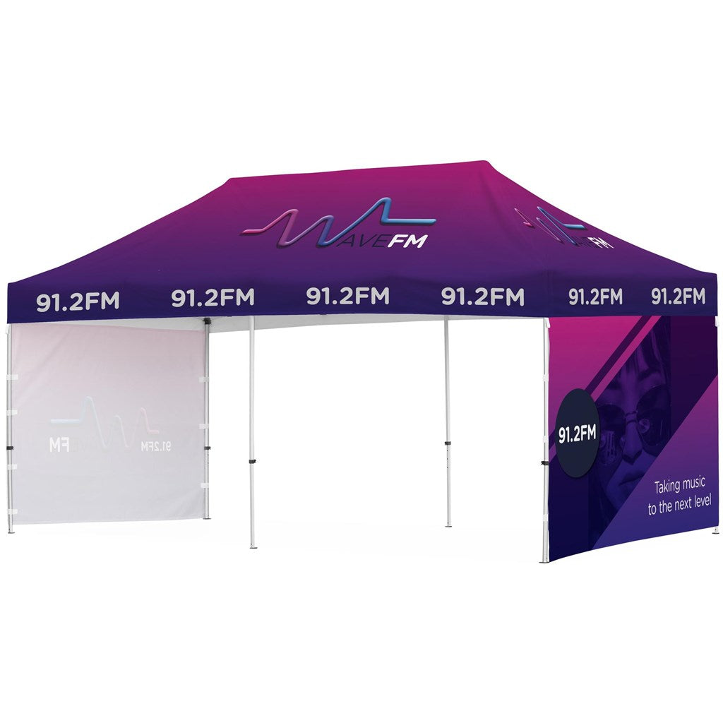 Ovation Sublimated Gazebo 6m X 3m - 2 Short Full-Wall Skins Default Title