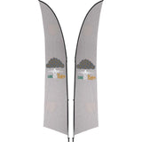 Legend 3M Sublimated Arcfin Double-Sided Flying Banner - 1 complete unit Default Title
