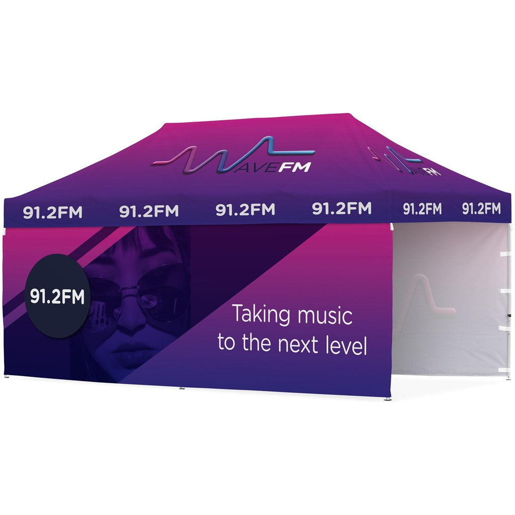 Ovation Sublimated Gazebo 6m X 3m - 2 Long Full-Wall Skins Default Title