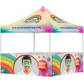 Coated Steel Sublimated Gazebo 3m x 3m - 4 Half-Wall Skins Default Title