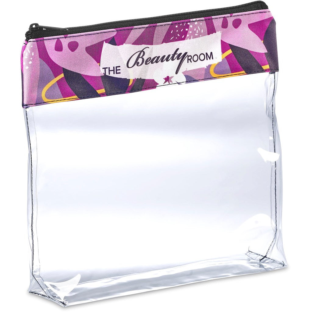 Pre-Printed Sample Hoppla Cleopatra Cosmetic Bag TRANSPARENT