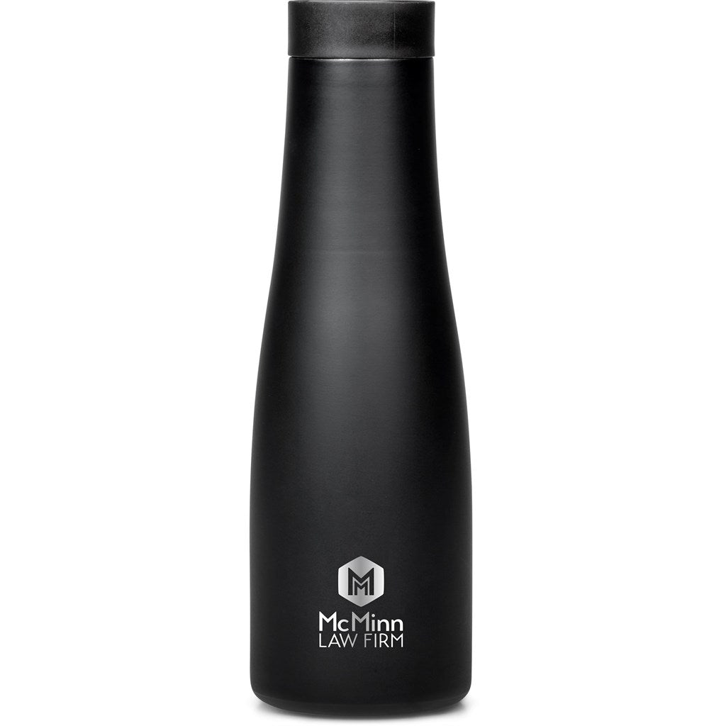 Alex Varga Balaton Stainless Steel Vacuum Water Bottle - 600ml BLACK