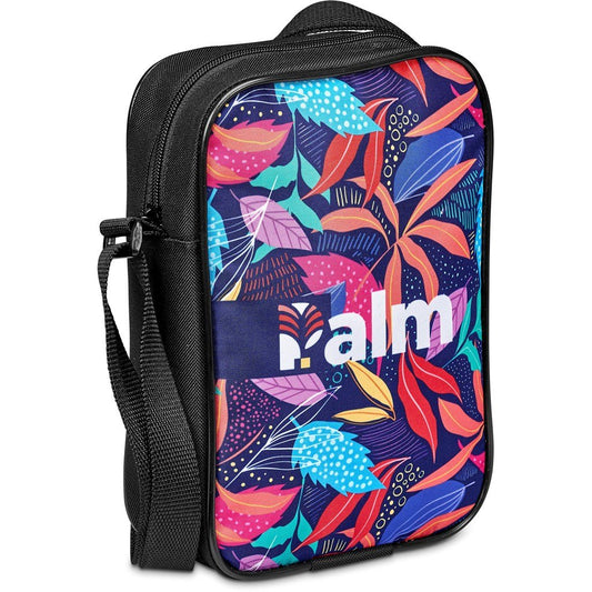 Pre-Printed Sample Hoppla Tourist Crossbody Bag BLACK