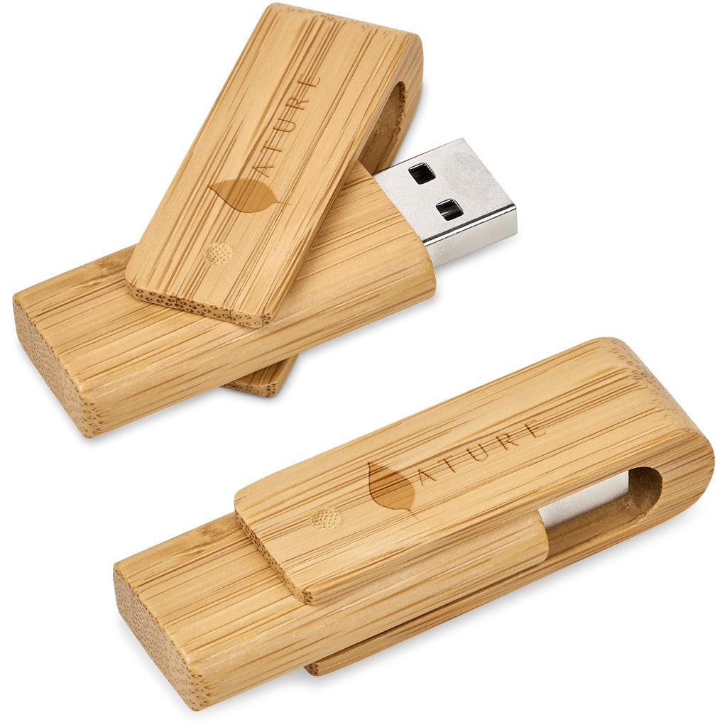 Okiyo Bakemono Bamboo Flash Drive - 32GB 32GB NATURAL