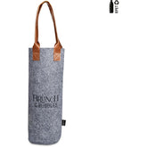 Okiyo Tahada RPET Felt Wine Tote GREY