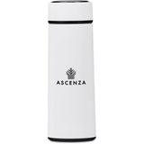 Altitude Tiesto Glass & Plastic Double-Wall Water Bottle - 400ml SOLID WHITE