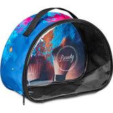 Pre-Printed Sample Hoppla Aloe Toiletry Bag With PVC Front Window BLACK
