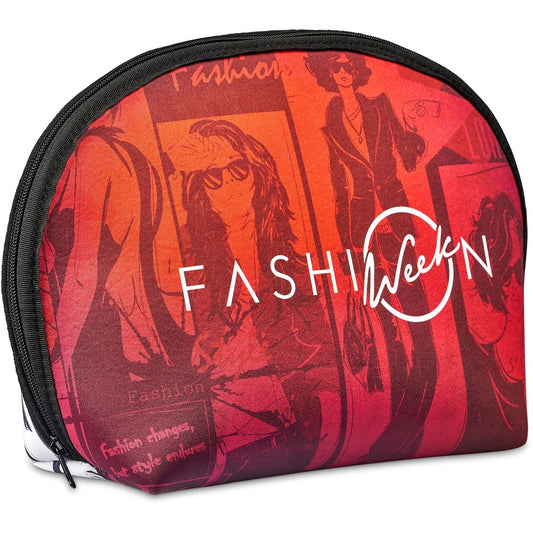 Pre-Printed Sample Hoppla Isabella Neoprene Maxi Cosmetic Bag BLACK