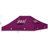 Ovation Sublimated Gazebo 4.5m X 3m - Roof (Excludes Hardware) Default Title