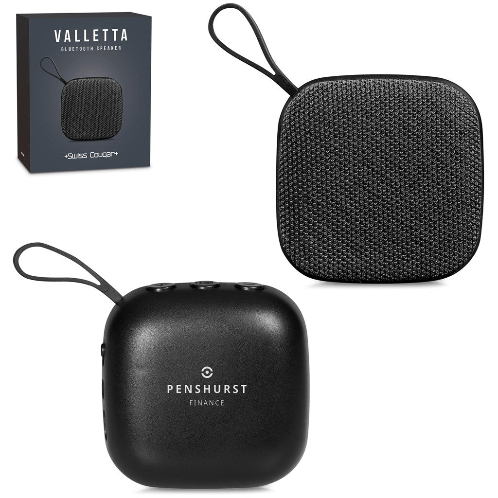 Swiss Cougar Valletta Bluetooth Speaker BLACK