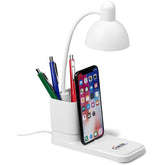Altitude Lexicon Desk Lamp, Pen Caddy & Phone Stand SOLID WHITE