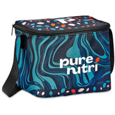 Pre-Printed Sample Hoppla Sea Port 6 Can Cooler BLACK