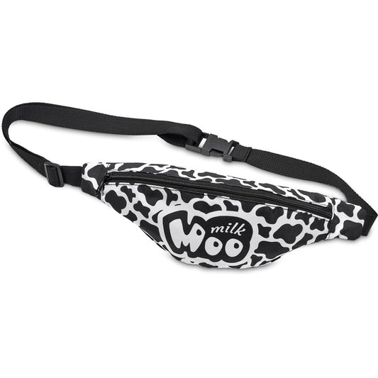 Pre-Printed Sample Hoppla Ballito Waist Bag BLACK