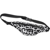 Pre-Printed Sample Hoppla Ballito Waist Bag BLACK