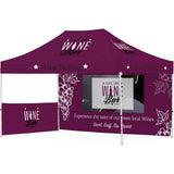 Ovation Sublimated Gazebo 4.5m X 3m - 1 Short Half-Wall Skin - 1 Long Full-Wall Skin Default Title