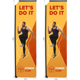 Legend 3m Sublimated Telescopic Flying Banner Skin - Set Of 2 (Excludes Hardware) Default Title