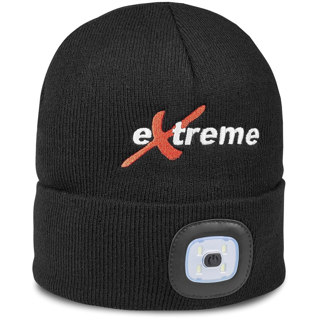 Stellar LED Light Acrylic Beanie BLACK