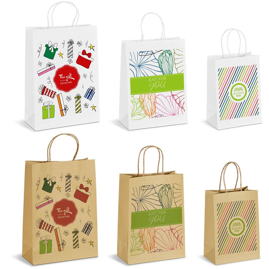 Sample Pack - Branded Digital Print Paper Gift Bags Default Title