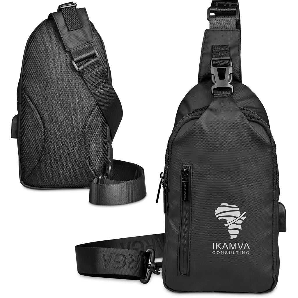 Alex Varga Yucatan Crossbody Sling Bag BLACK