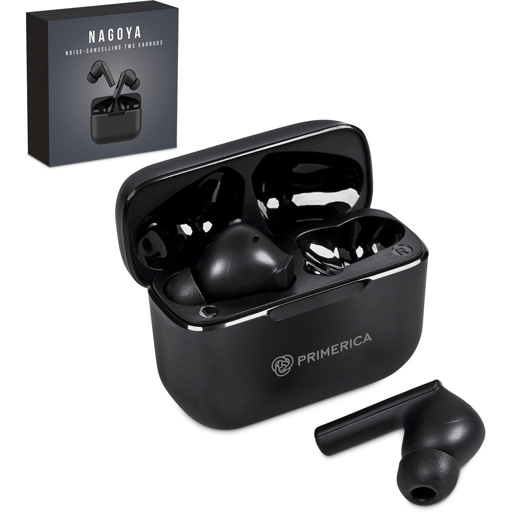 Swiss Cougar Nagoya Active Noise-Cancelling TWS Earbuds BLACK