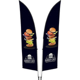 Legend 2M Sublimated Arcfin Double-Sided Flying Banner - 1 complete unit Default Title