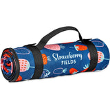 Pre-Printed Sample Hoppla Ivory Recycled PET Picnic Mat BLACK
