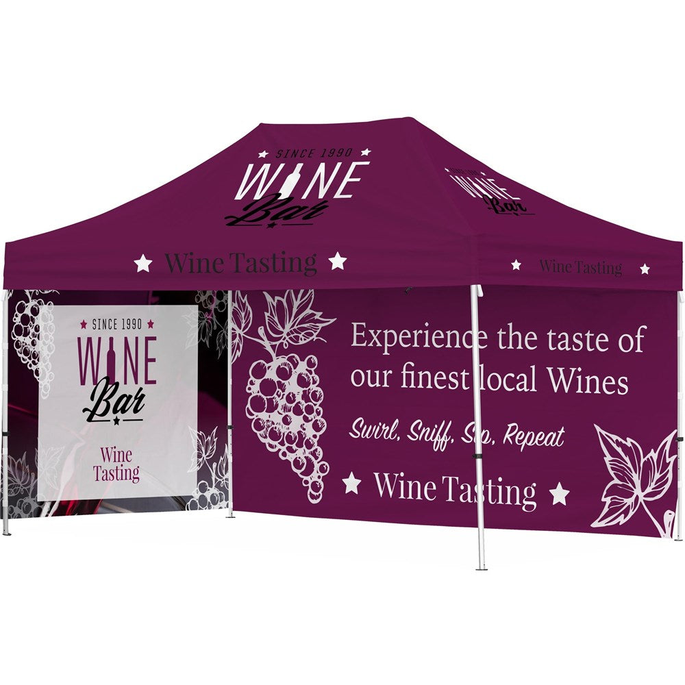 Ovation Sublimated Gazebo 4.5m X 3m - 1 Long Full-Wall Skin - 1 Short Full-Wall Skin Default Title