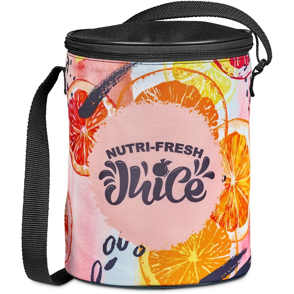 Pre-Printed Sample Hoppla Addo Barrel Cooler Bag BLACK