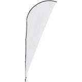 Legend 2M Sublimated Sharkfin Double-Sided Flying Banner - 1 complete unit