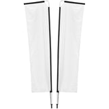 Legend 3M Sublimated Telescopic Double-Sided Flying Banner - 1 complete unit