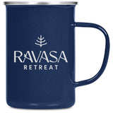 Andy Cartwright Satara Enamel Coffee Mug – 600ml NAVY