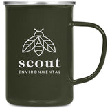 Andy Cartwright Satara Enamel Coffee Mug – 600ml OLIVE