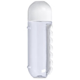 Altitude Vita-Stream Pill Box Plastic Water Bottle - 600ml SOLID WHITE