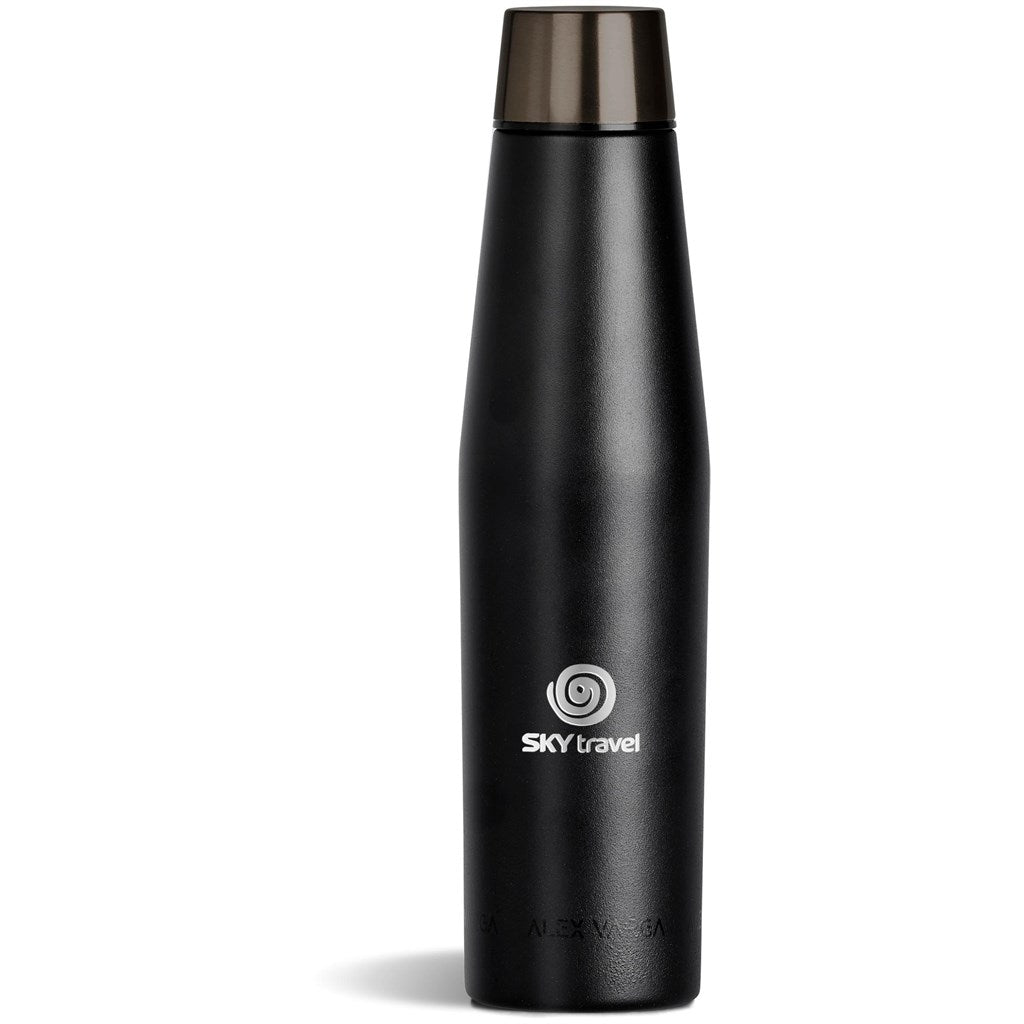 Alex Varga Onassis Stainless Steel Vacuum Water Bottle - 500ml GUN METAL