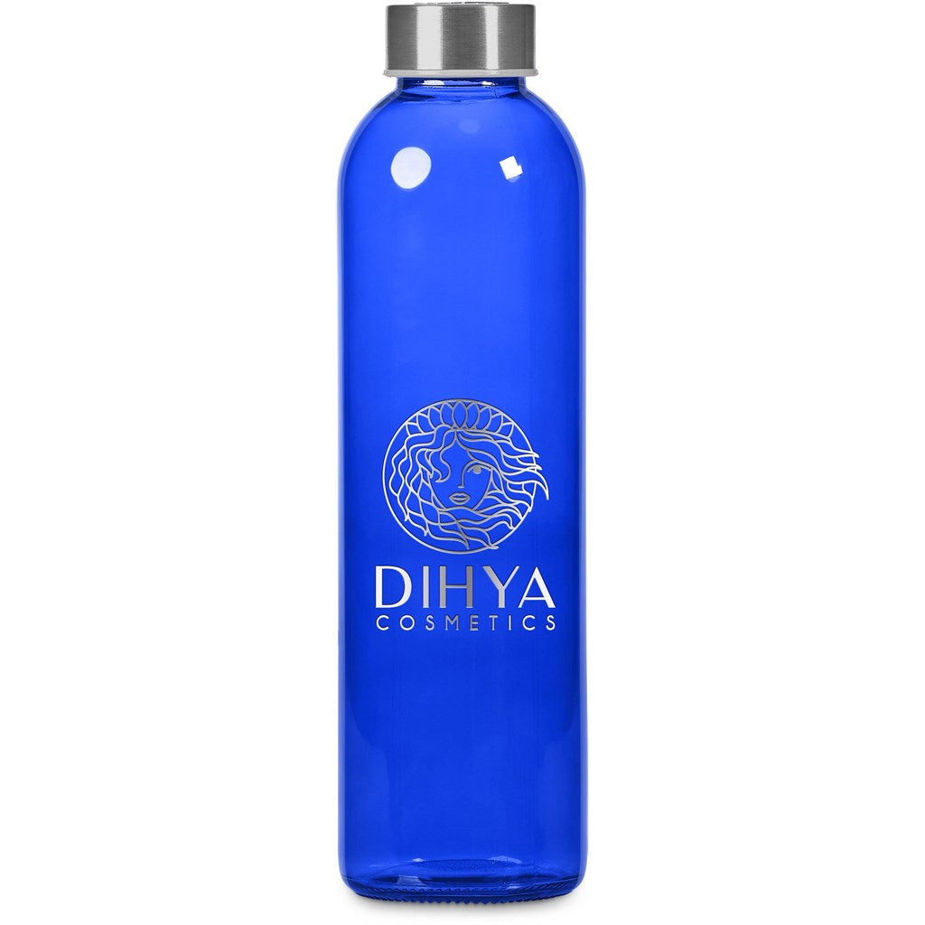 Kooshty Pura Plus Glass Water Bottle – 750ml - Black BLUE