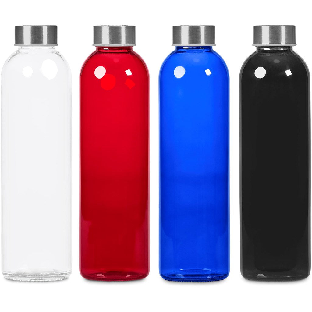 Kooshty Pura Plus Glass Water Bottle – 750ml - Black
