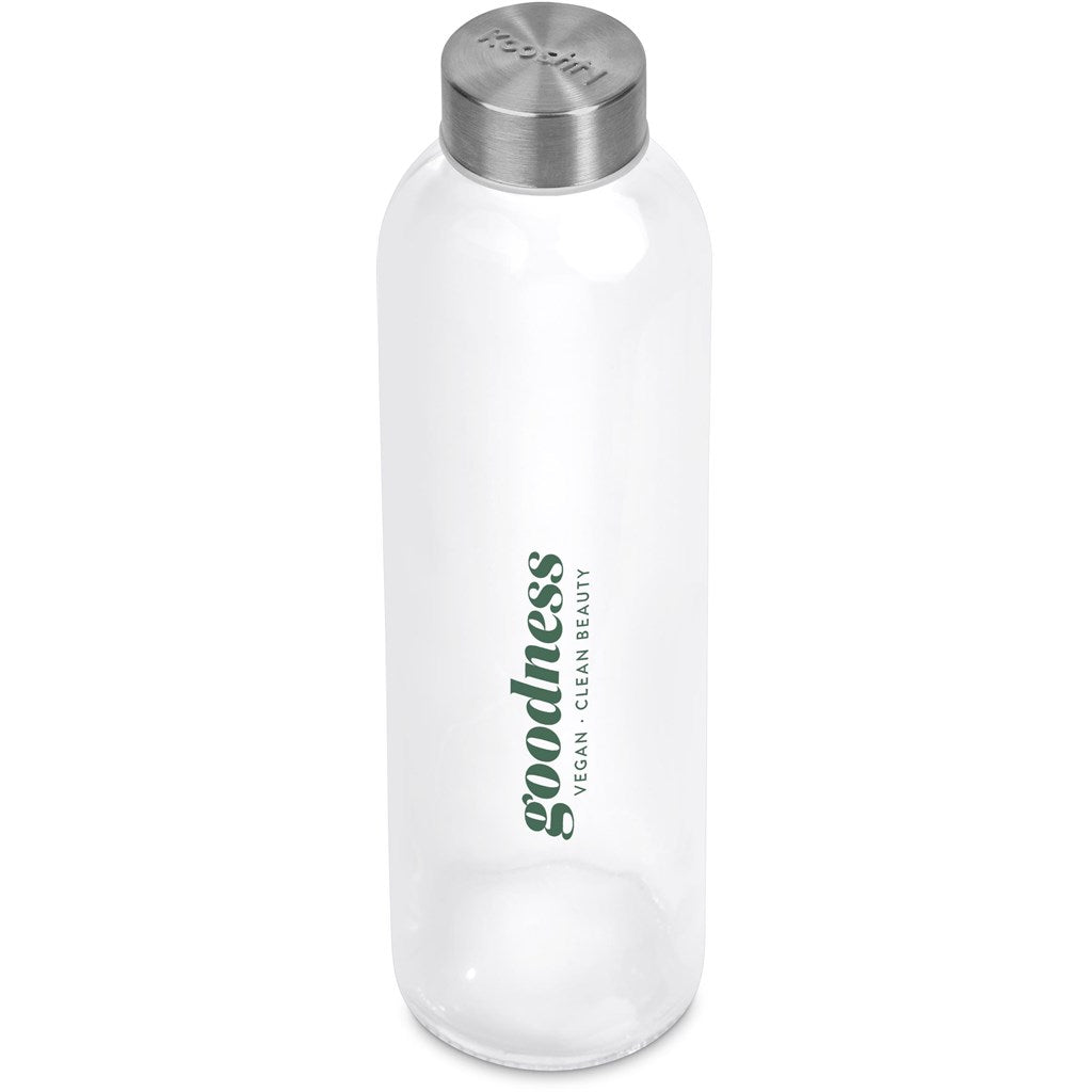 Kooshty Pura Plus Glass Water Bottle – 750ml - Black