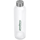 Kooshty Pura Plus Glass Water Bottle – 750ml - Black