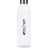 Kooshty Pura Plus Glass Water Bottle – 750ml - Black TRANSPARENT