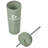 Kooshty Concorde Stainless Steel & Plastic Double-Wall Tumbler & Straw - 720ml