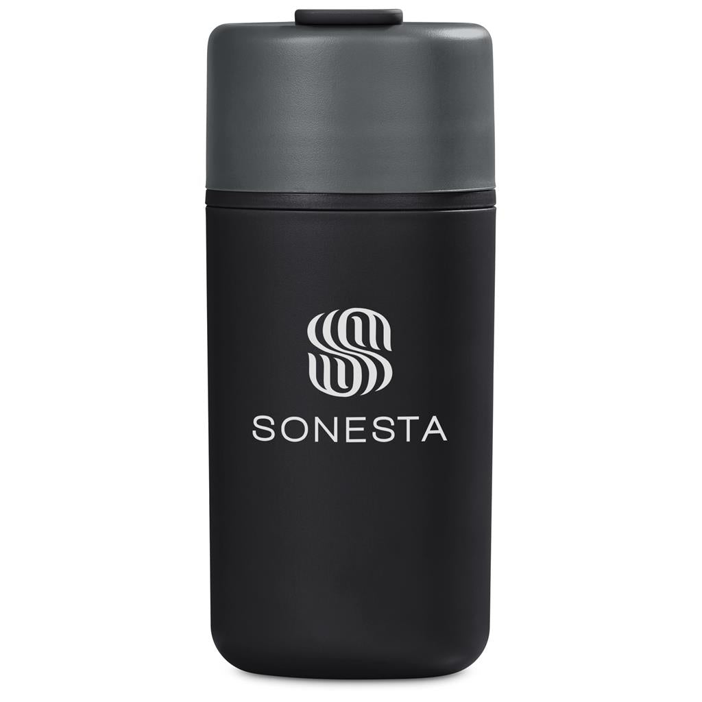 Kooshty Cuba Plastic Double-Wall Tumbler – 500ml BLACK
